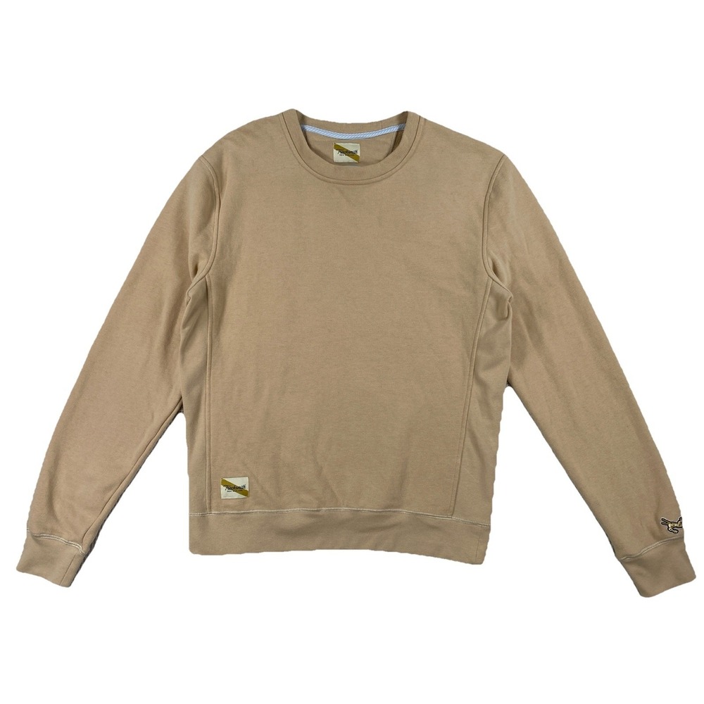 Tracksmith Trackhouse Crewneck Sweatshirt Women's Small Beige